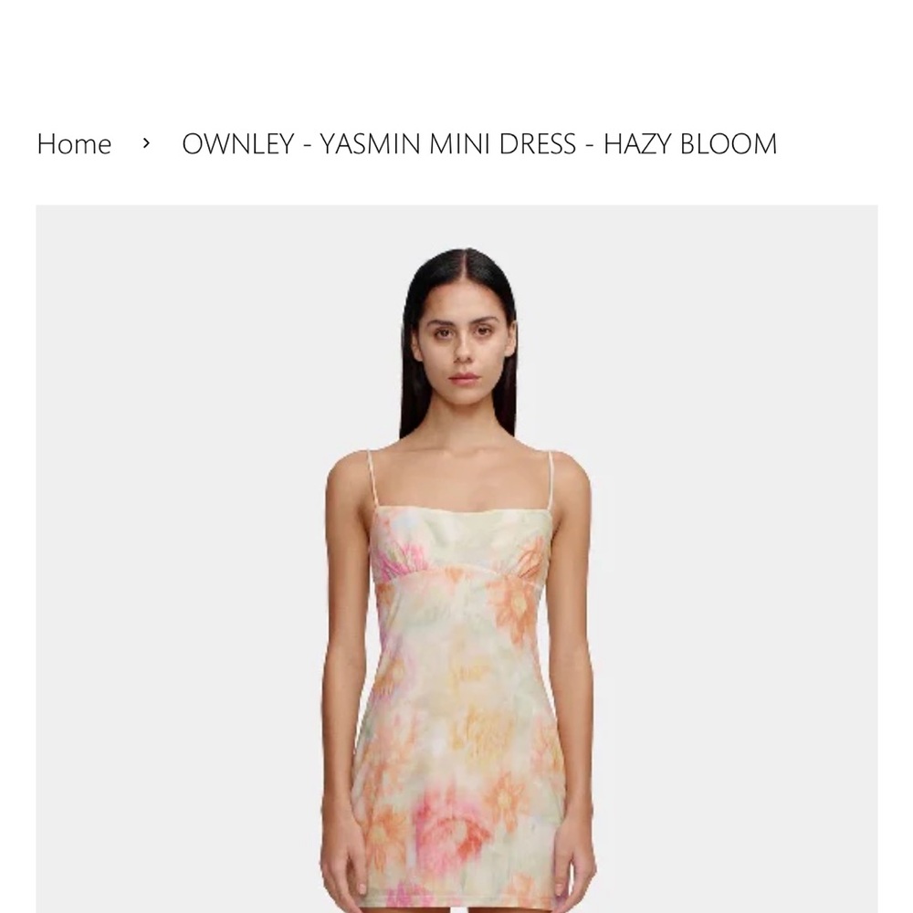 Yasmin Mini Dress - Hazy Bloom